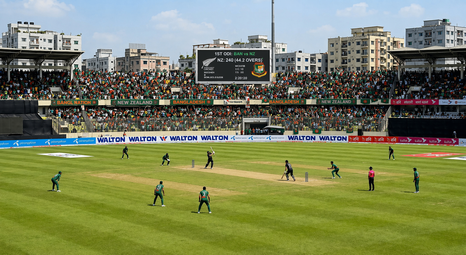 SamacharToday.co.in - न्यूजीलैंड बनाम बांग्लादेश अहम मुकाबला