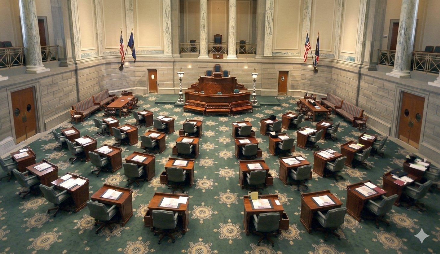 SamacharToday.co.in - मिसौरी सीनेट ने आयकर खत्म करने का प्रस्ताव पास किया - AI Generated Image