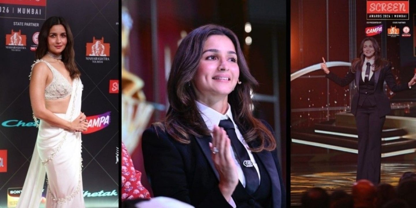 SamacharToday.co.in - स्क्रीन अवॉर्ड्स 2026 आलिया की होस्टिंग पर 'कंज' और आलोचना - Image Credited by The Hans India