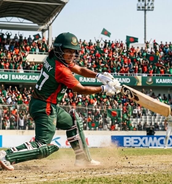 बांग्लादेशी शेरनियों की राजशाही में दहाड़ श्रीलंका पर ऐतिहासिक श्रृंखला बढ़त - SamacharToday.co.in