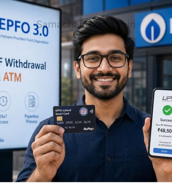EPFO 3.0 का आगाज़ अब UPI और ATM से निकाल सकेंगे पीएफ का पैसा - SamacharToday.co.in