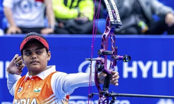 _तीरंदाजी विश्व कप स्टेज-4 में भारतीय महिला कंपाउंड टीम ने जीता रजत पदक - SamacharToday.co.in