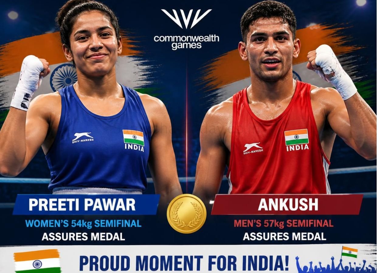 राष्ट्रमंडल खेल 2026 प्रीति और अंकुश ने भारत के लिए दो पदक किए पक्के - SamacharToday.co.in